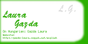 laura gazda business card